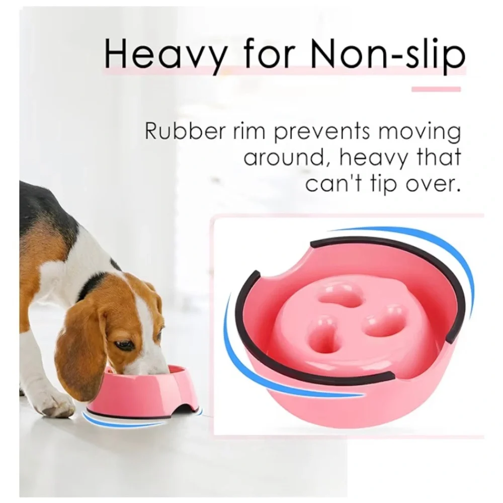 RESERVED VNTD United K9s Slow Feed Pet Bowl in Pink/Purple Dishwasher Safe